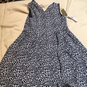 dress with black and white spots